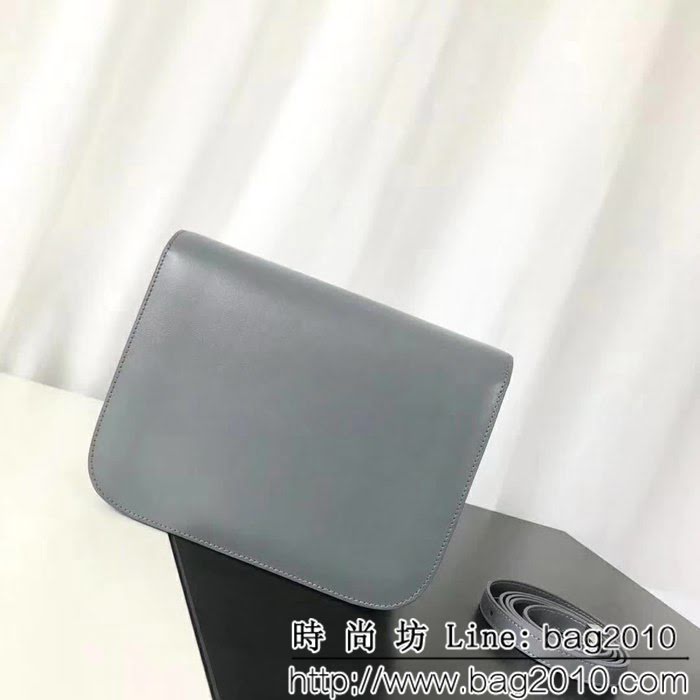 CELINE賽琳原單 高版本box 大號高級灰豆腐包 SL1583